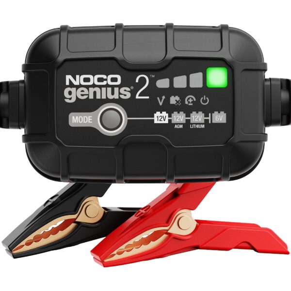 NOCO GENIUS 2 6V/12V 2-Amp Smart Battery Charger