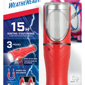 Energizer WRESA41E WeatherReady Floating Handheld LED Light, 100 Lumen, IPX7 Waterproof, Durable Plastic LED Flashlight, Great Waterproof Flashlight, Batteries Included