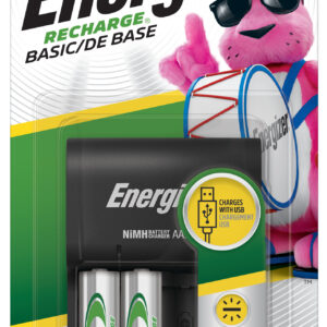 Energizer CHVCWB2 – Recharge Basic Charger for Rechargeable AA and AAA Batteries